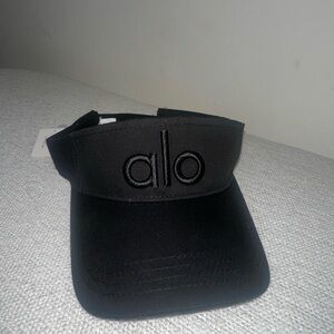 Alo Black Visor Hat